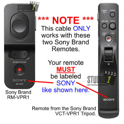 Sony TRÍPODE CON CONTROL REMOTO VCT-VPR1